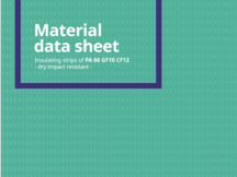Material data sheet PA 66 GF10 CF12, dry impact resistant