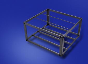 Korrosionsbeständiges Rahmensystem für Rauchgas-Anwendungen