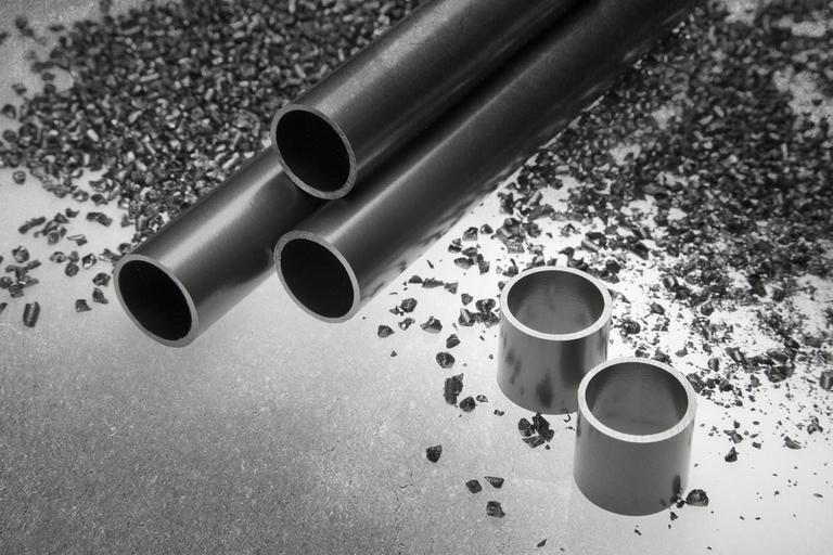 metal-free heat exchanger tubes